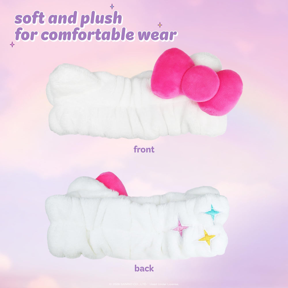 The Crème Shop plush fabric texture detail demonstrating softness and gentle-skin benefit