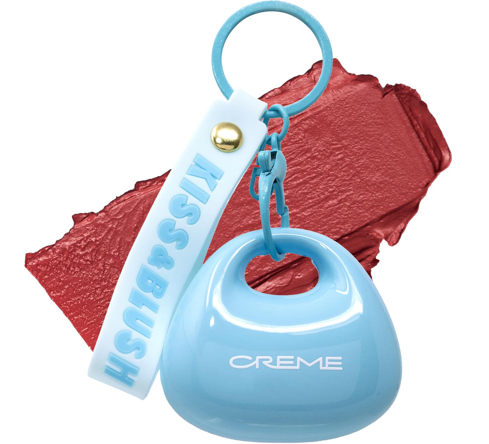 The Crème Shop front packaging showing product and shade, convenient portable design