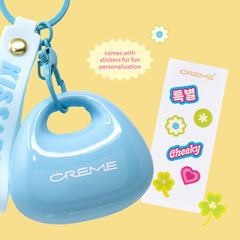 The Crème Shop sticker sheet and customization options for personalized look