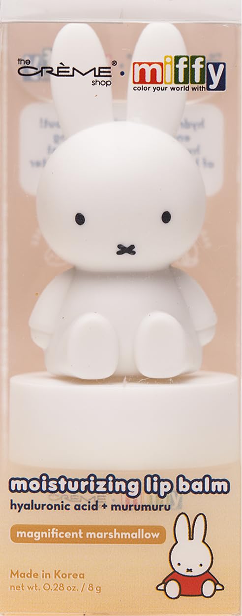 The Crème Shop Miffy cap close-up highlighting collectible design and protection