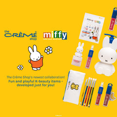 The Crème Shop Miffy placed on a desk showing cute accessory appeal