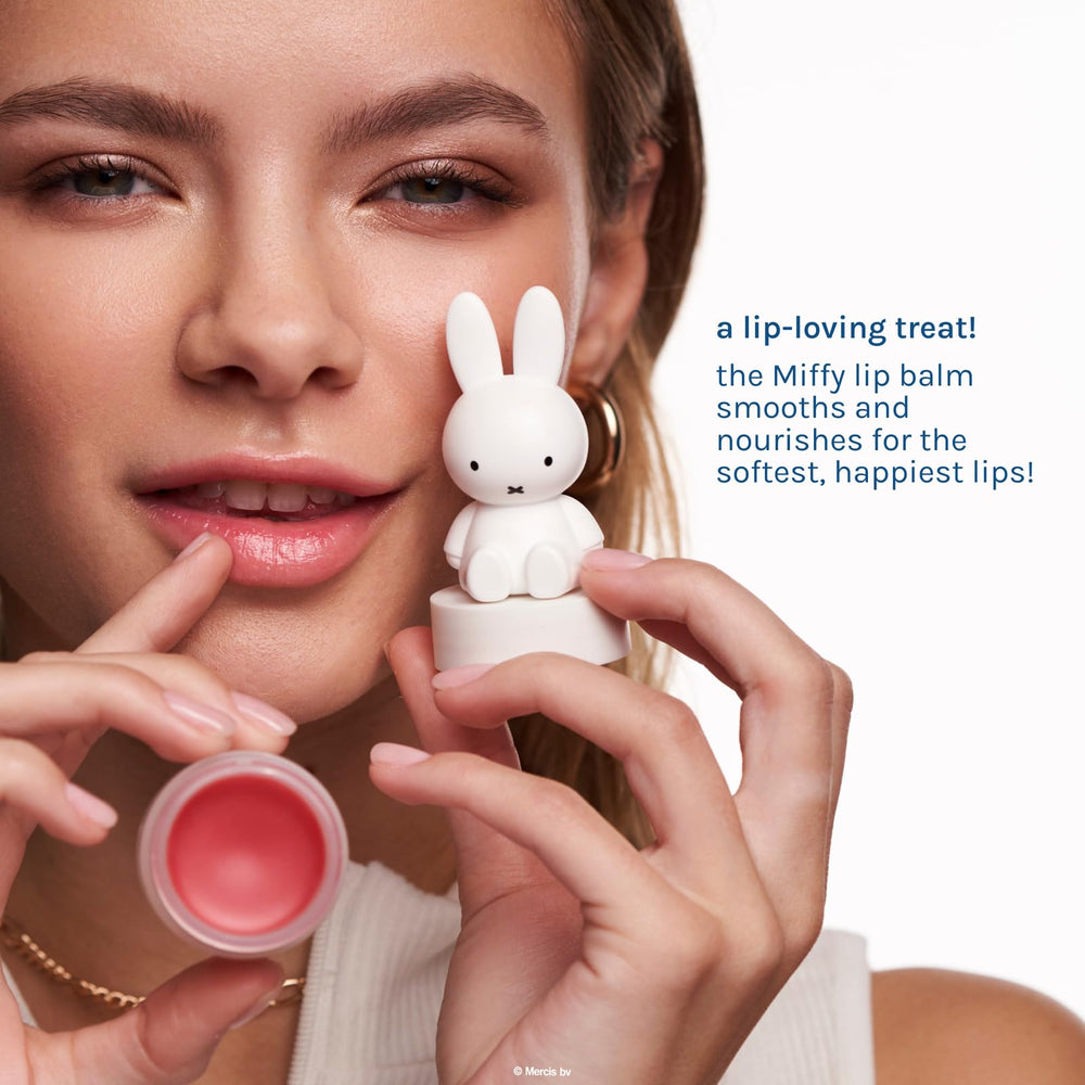 The Crème Shop Miffy next to a coin showing compact travel-friendly size