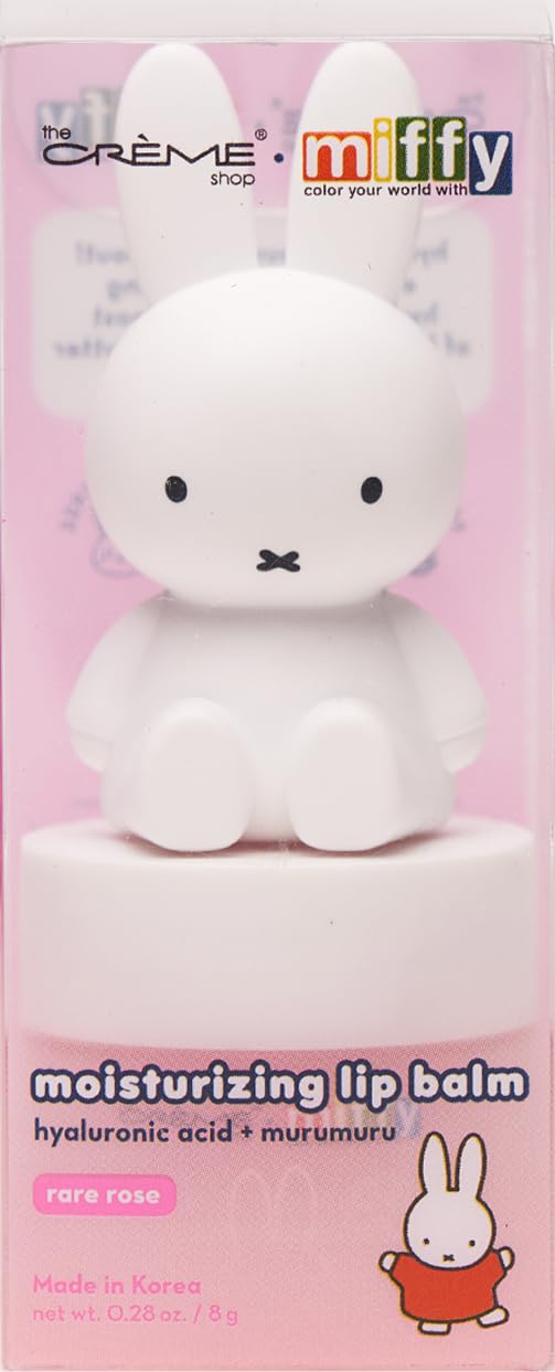 The Crème Shop Miffy cap detail highlighting collectible design and portability