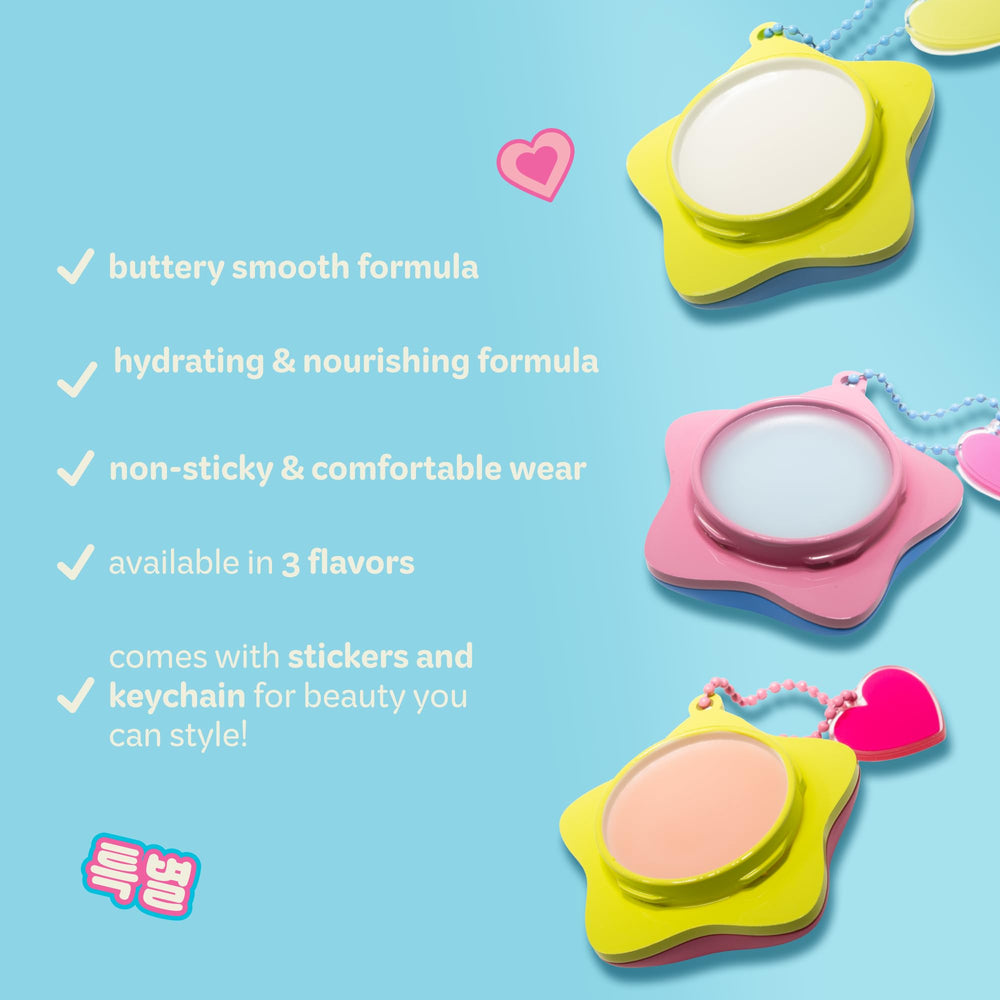 The Crème Shop product texture close-up highlighting smooth, non-sticky balm for instant comfort