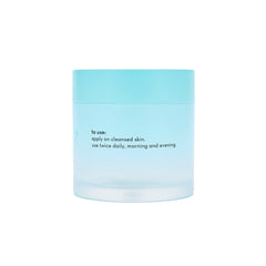 The Crème Shop close-up of creamy gel texture demonstrating lightweight hydration
