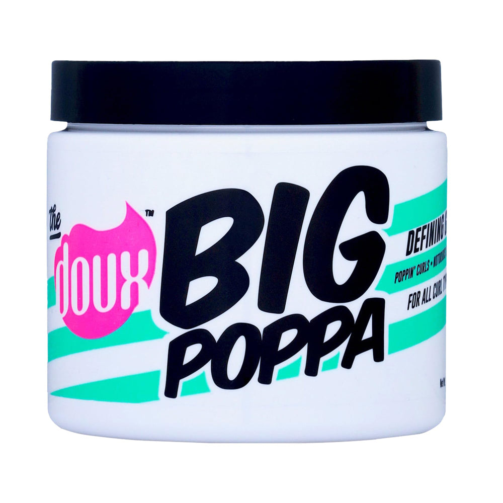 The Doux Big Poppa front packaging showing product label and benefit