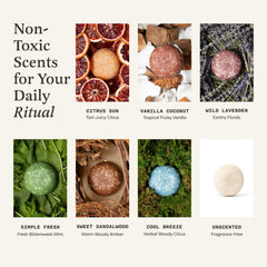 The Earthling Co. ingredients display marshmallow root and oils nourishing