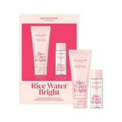 The Face Shop travel set front packaging showing compact cleanser duo benefit convenience