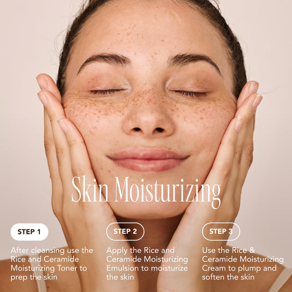 Bathroom counter lifestyle with The Face Shop set in routine, showing everyday usability