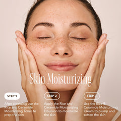 Bathroom counter lifestyle with The Face Shop set in routine, showing everyday usability
