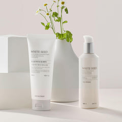 The Face Shop rinsing foam from face showing deep-cleaning while preserving moisture