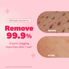 Hand holding a saturated The Face Shop wipe ready to remove makeup efficiently
