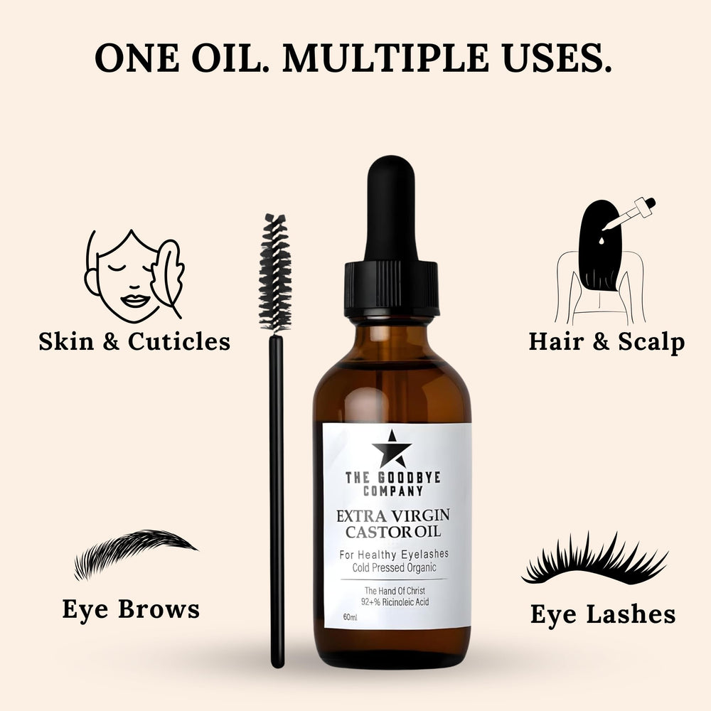 The Goodbye Company precision applicator close-up for accurate lash lines