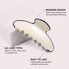 The Hair Edit close-up of teeth detail showing contoured bite for even hold