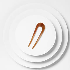 The Hair Edit pin styled with outfit in a lifestyle shot for polished everyday elegance