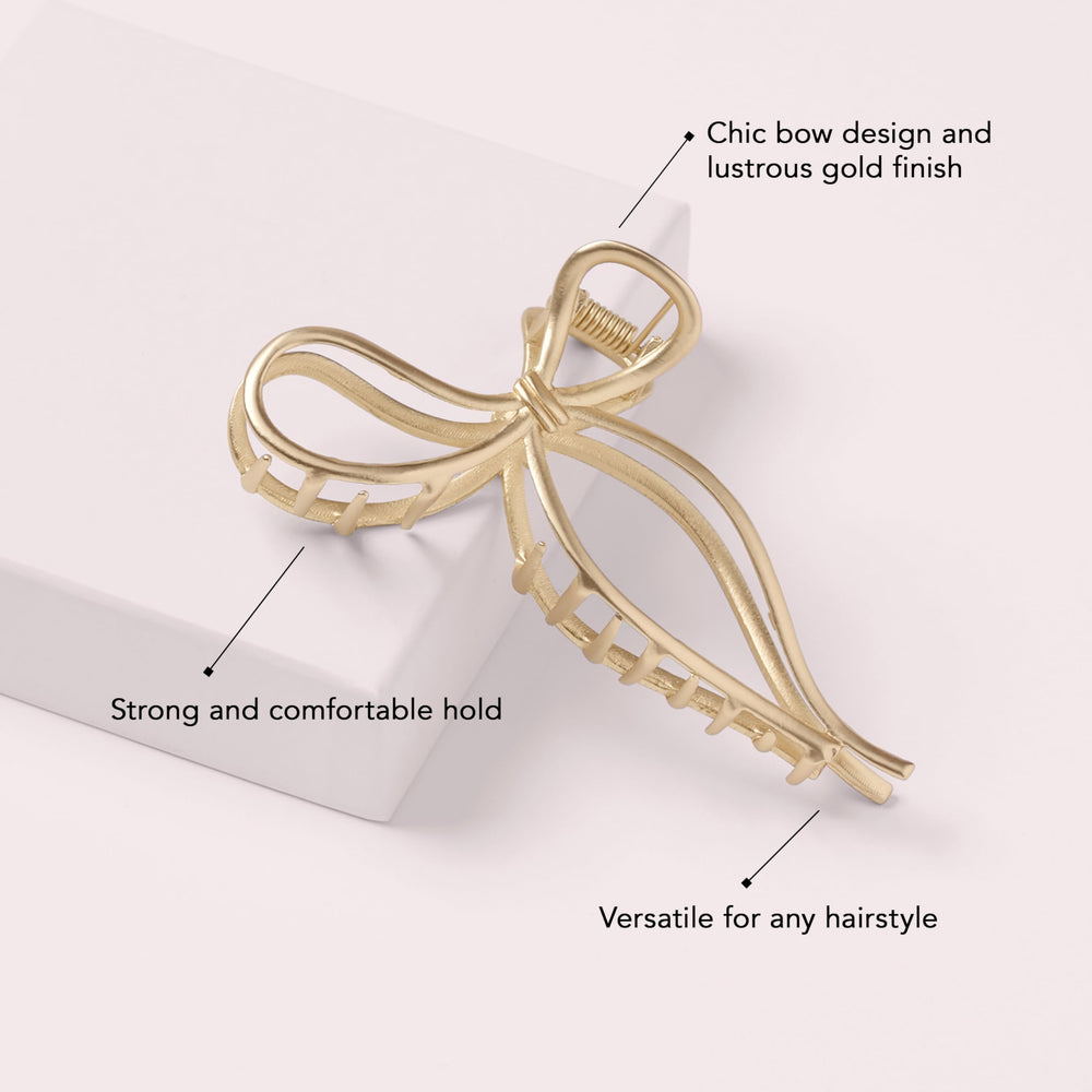 The Hair Edit side profile of metal claw showing secure teeth and comfortable curve