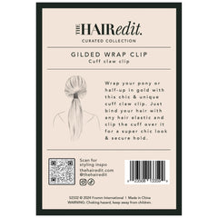 The Hair Edit texture close-up showing soft gold finish and durable surface appeal