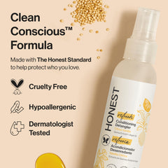 The Honest Company ingredient display with argan oil highlighting nourishing blend
