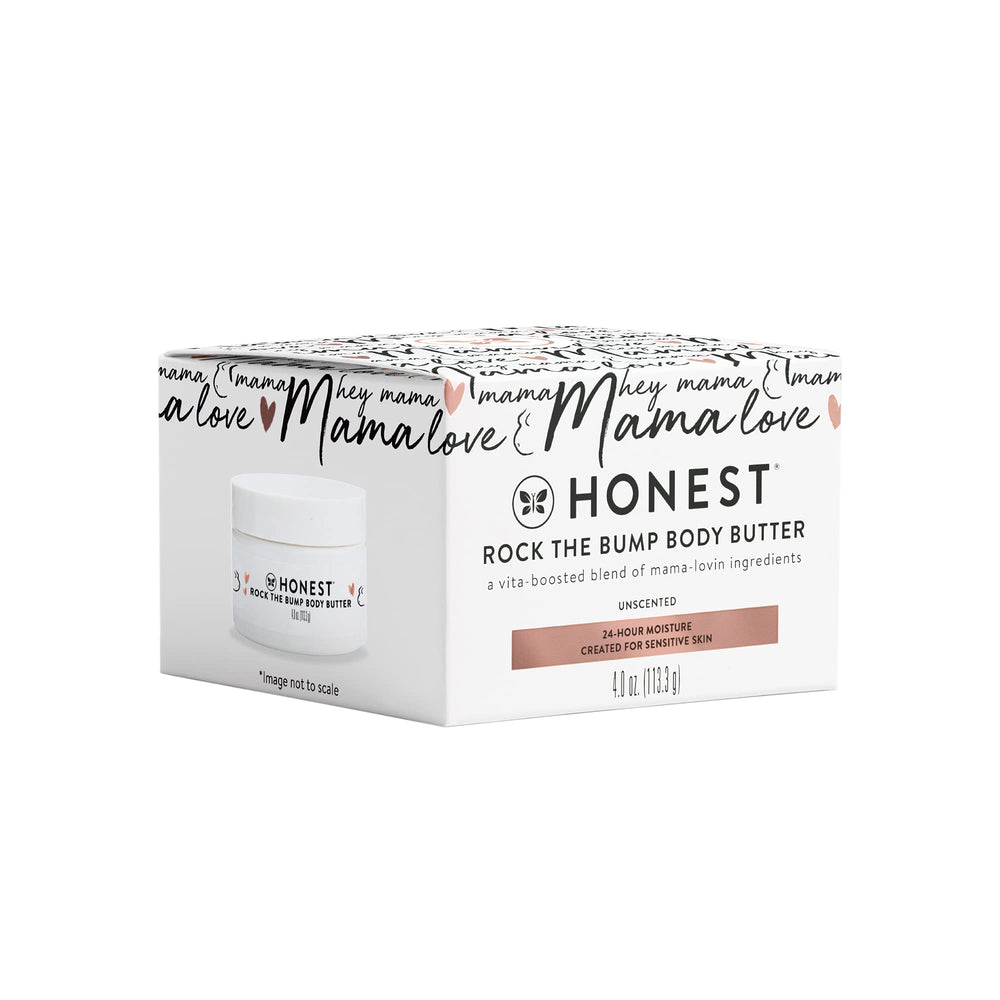 The Honest Company new mom applying butter in lifestyle scene for skin comfort