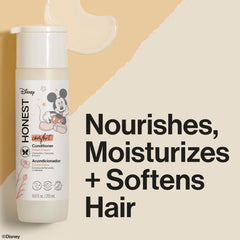 The Honest Company pump dispensing product on hand for easy control and quick application