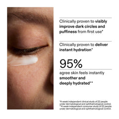 Chilled The INKEY List eye cream in refrigerator for extra cooling benefit