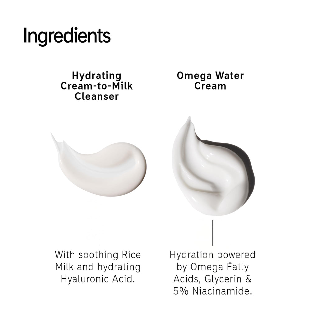The INKEY List gift set styled on bathroom counter showing gift-ready presentation benefit