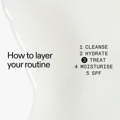 The INKEY List droplet on skin illustrating surface hydration and plumping