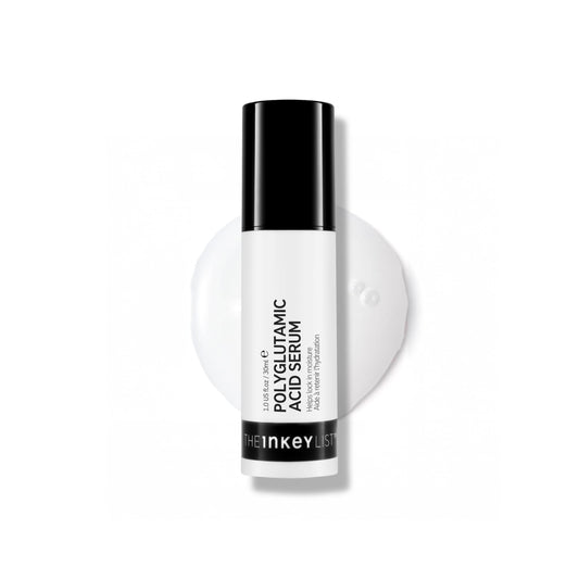 The INKEY List front bottle showing sleek packaging and hydration benefits