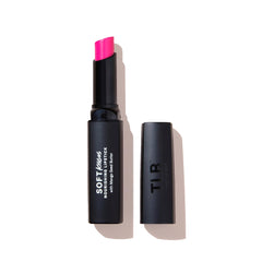 The Lip Bar front packaging showing Firecracker pink and brand logo, appealing presentation