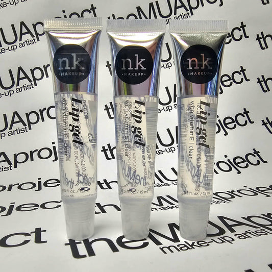 The Make-Up Artist Project front packaging showing three clear gloss tubes and benefits