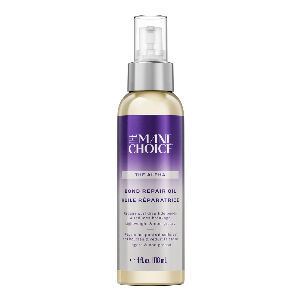 The Mane Choice front bottle shot showing label and 4 fl oz volume benefit