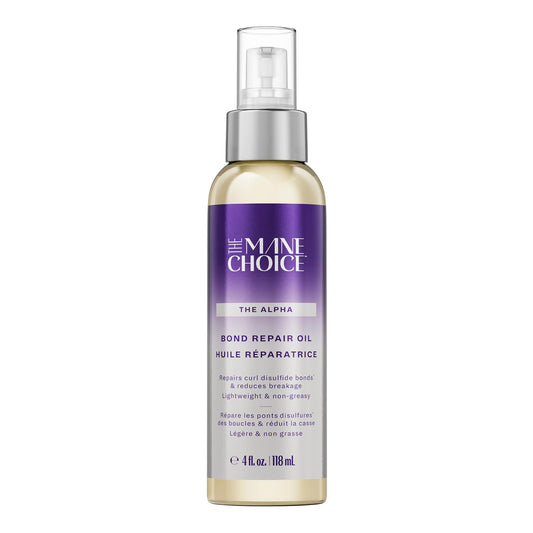 The Mane Choice front bottle shot showing label and 4 fl oz volume benefit