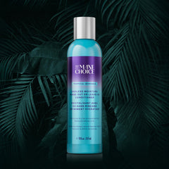 The Mane Choice creamy texture close-up illustrating moisture-rich formula for smooth detangling