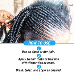 The MORE used to smooth edges for polished hairline control and shine