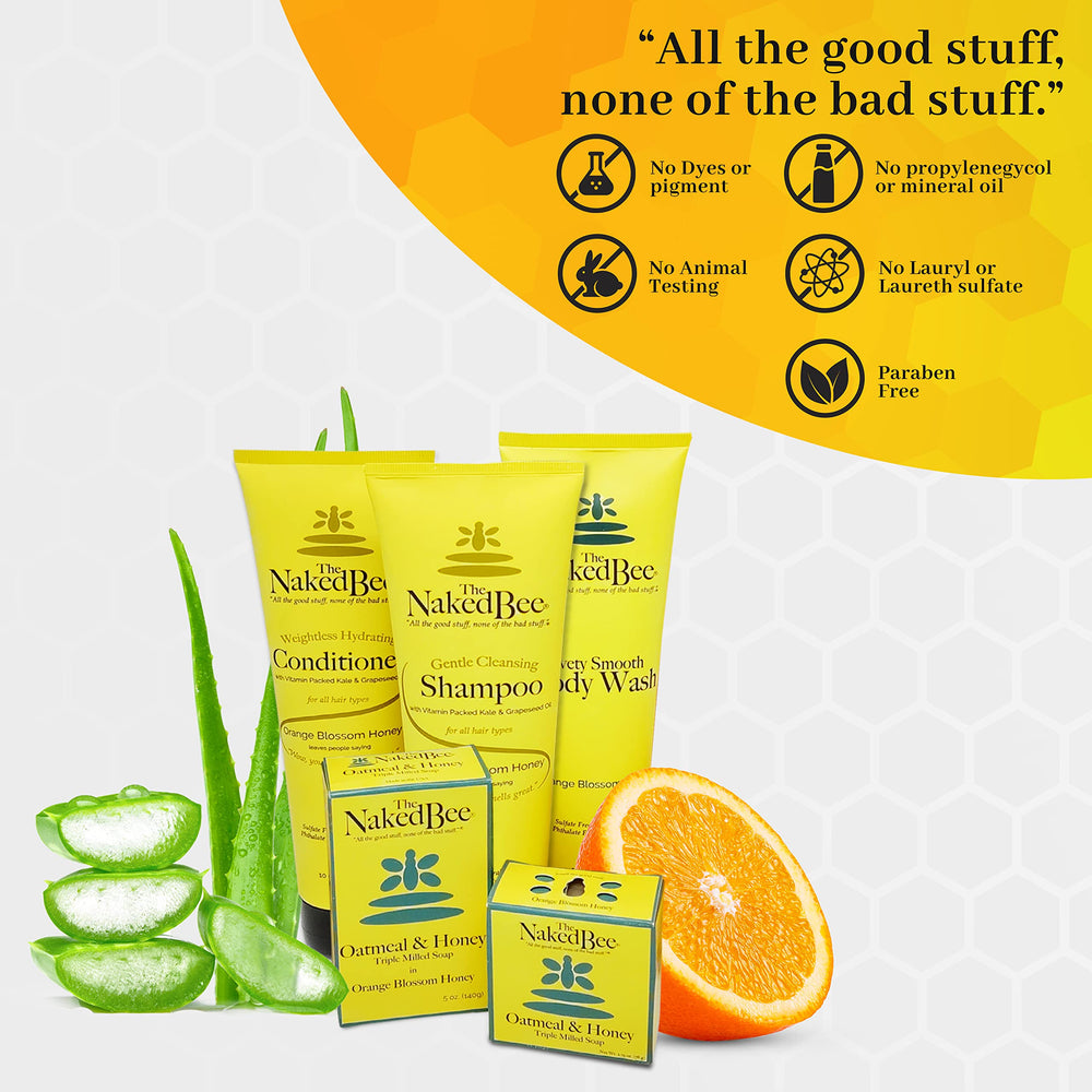 The Naked Bee lotion on hands demonstrating fast absorption and non-greasy finish