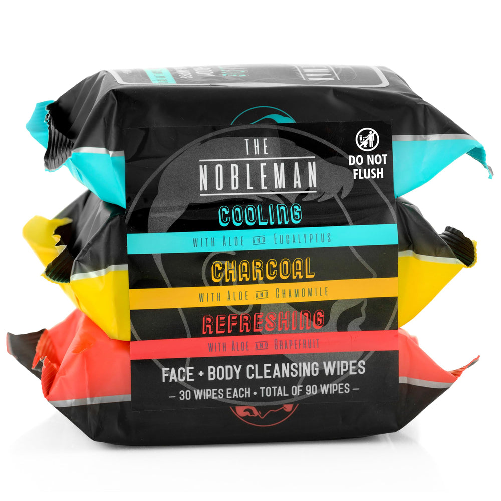 The Nobleman front packaging showing three resealable 30-count packs and benefits