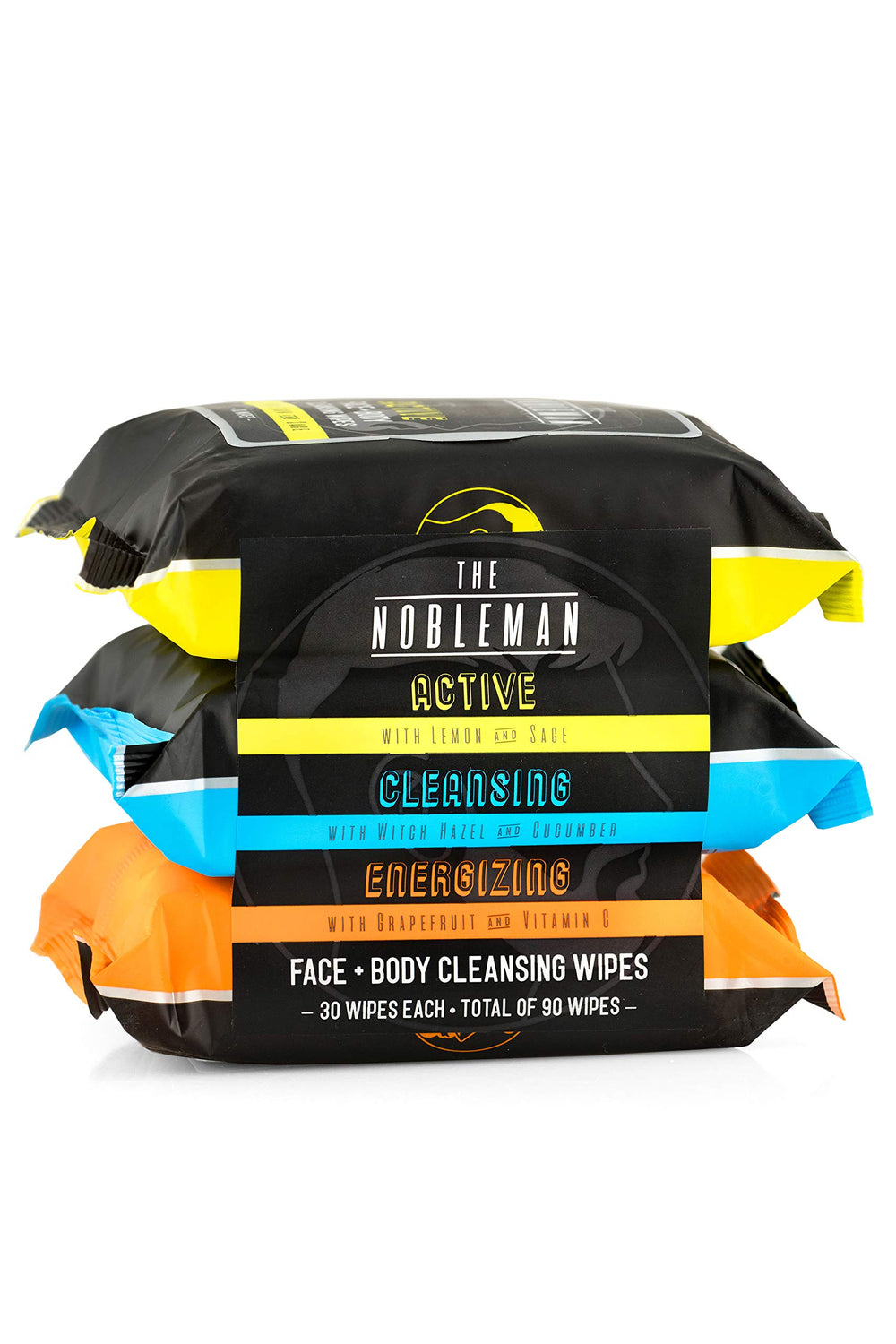 The Nobleman front packaging showing three resealable packs and brand visibility