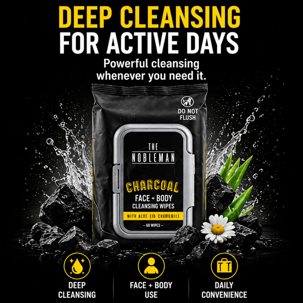 The Nobleman wipe in hand demonstrating tear-resistant durable benefit