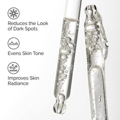 Close-up texture of The Ordinary serum highlighting lightweight feel and smooth finish