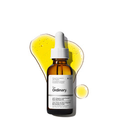 The Ordinary front bottle showing product label and compact 1 fl oz size benefit