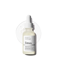 The Ordinary front packaging showing the 1 fl oz hydrating serum and clear branding benefit
