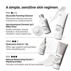 The Ordinary ingredient label detail highlighting plant-derived surfactants for gentle cleansing