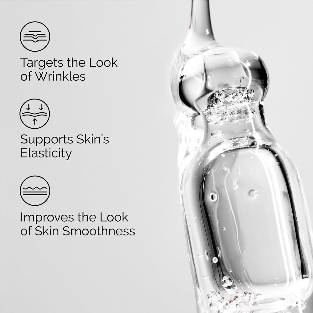 The Ordinary Multi-Peptide Eye Serum pipette near eye area to reduce puffiness and lines