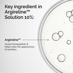 The Ordinary close-up drop of serum texture illustrating lightweight absorption