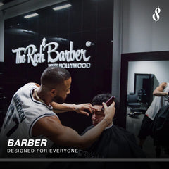 The Rich Barber kit contents displayed to show scale and value