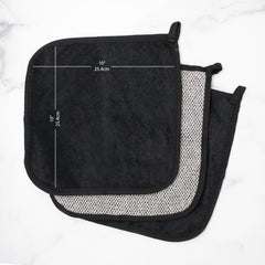 The Rustic Man close-up of textured exfoliating side showing weave for effective scrubbing