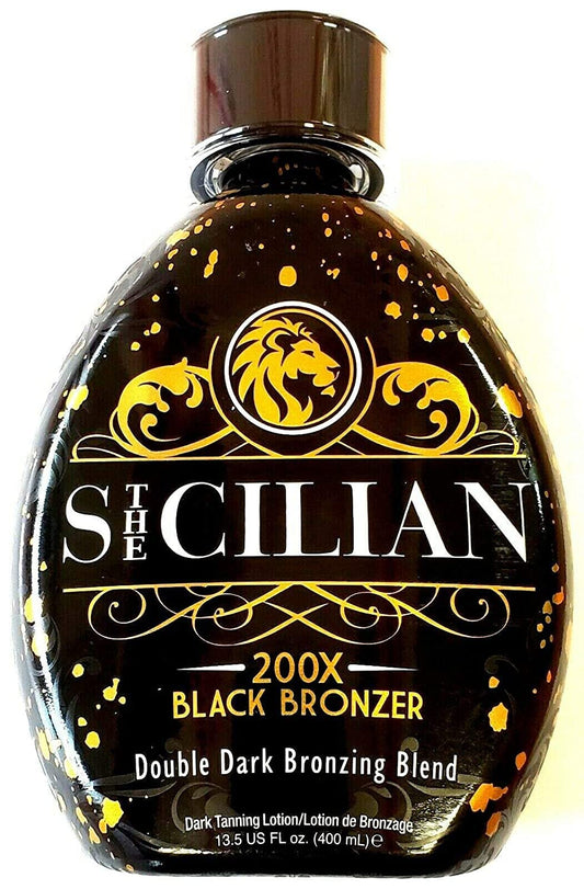The Sicilian 200X bottle front showing packaging and immediate tint benefit