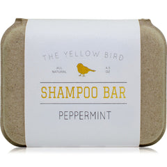 The Yellow Bird bar front packaging showing natural peppermint and benefits