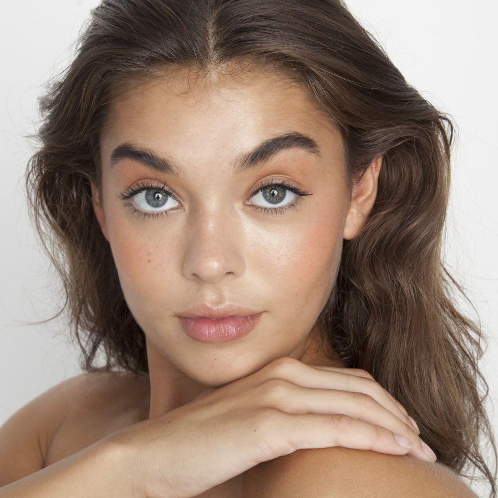 theBalm Hot Mama applied on model cheek and lid demonstrating cohesive color and subtle glow