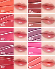THESAEM multiple swatches on skin illustrating buildable apple cinnamon brown payoff